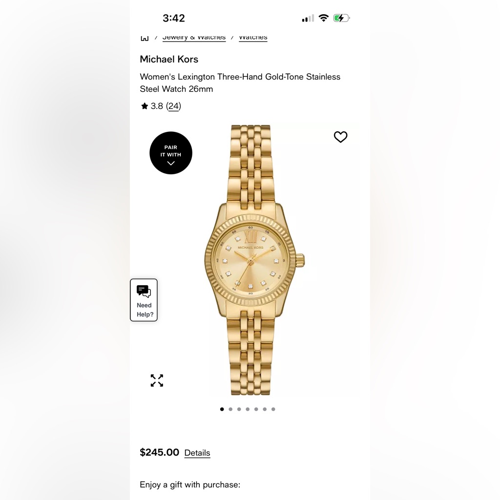 Michael Kors Radiant Gold Women's Watch. Brand New! Never Worn!